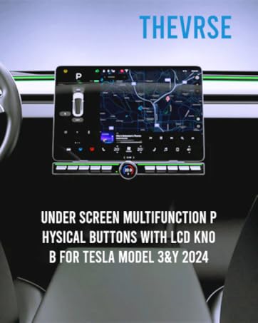 TESLA Physical Buttons with LCD Knob