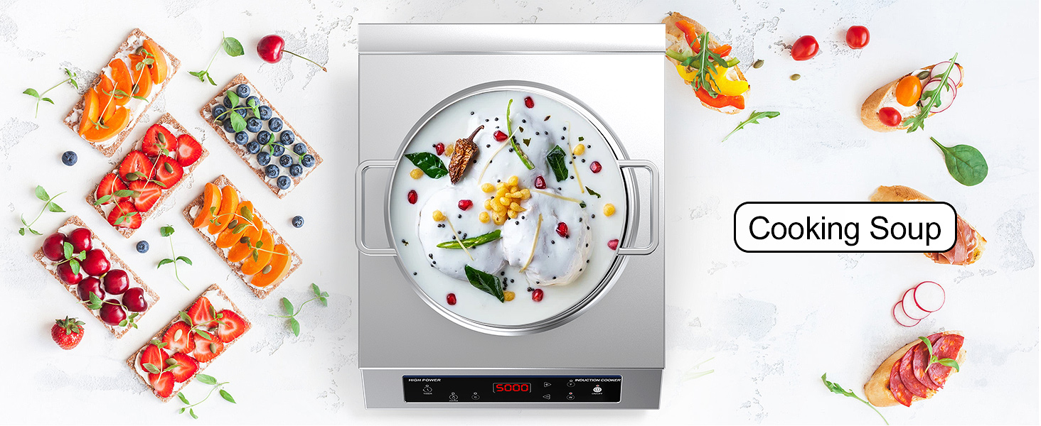 GIHETKUT Commercial Induction Cooktop