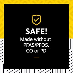 Safe. 100% PFOA/PFOS and CO & PD Free!