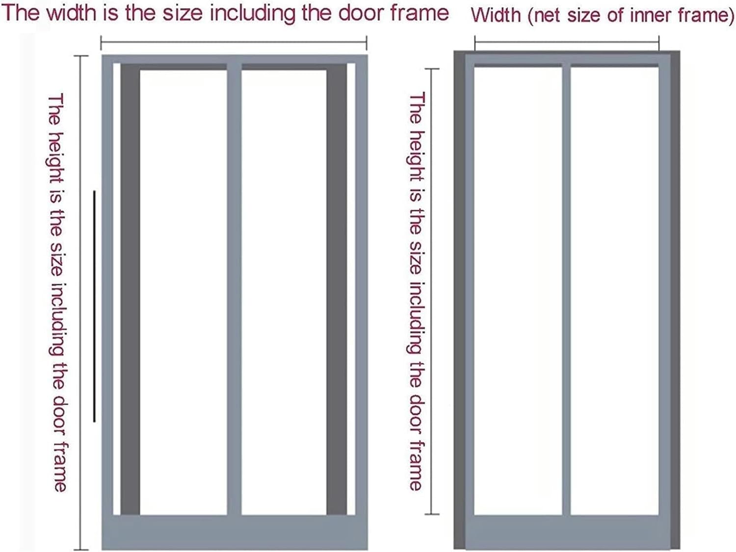 PVC Strip Door Curtain, Vinyl Strip Door Curtain, Clear Plastic Curtain Strips with 3cm Overlap for Walk-in Freezers, Coolers, and Warehouse Doors - Image 6