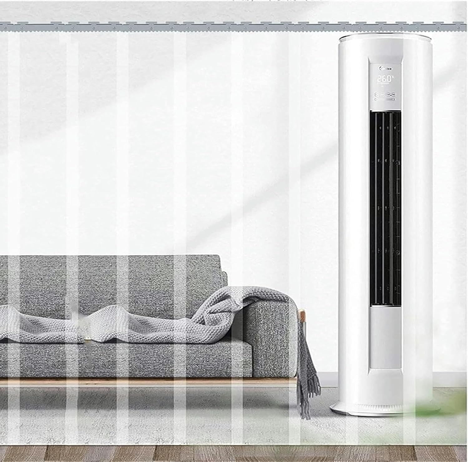 PVC Strip Door Curtain, Vinyl Strip Door Curtain, Clear Plastic Curtain Strips with 3cm Overlap for Walk-in Freezers, Coolers, and Warehouse Doors - Image 2