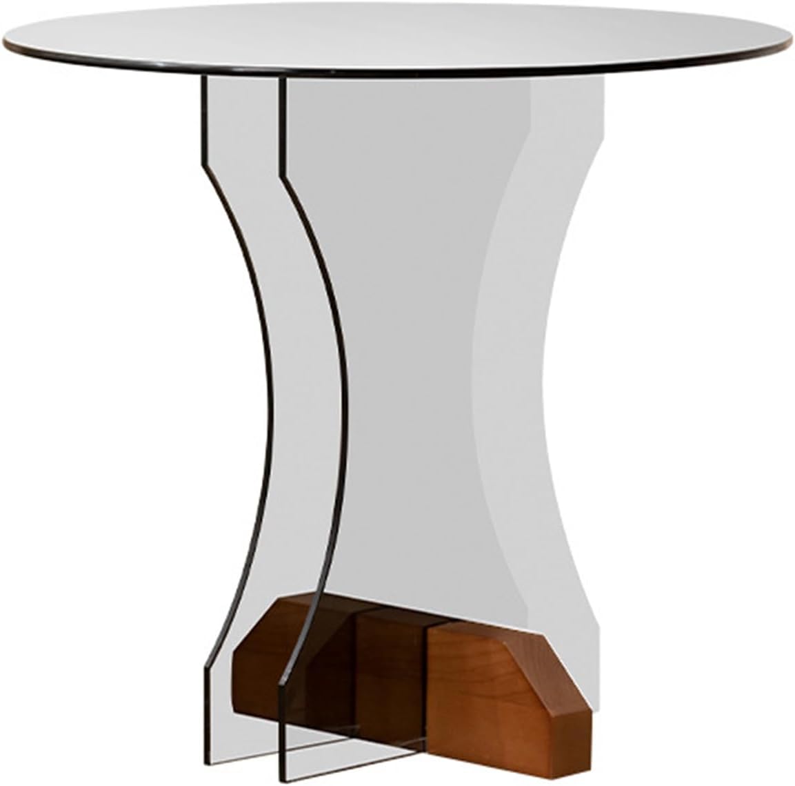 Modern Style Glass Side Table, Round Storage Table, Small Coffee outdoor kitchen storage solutions