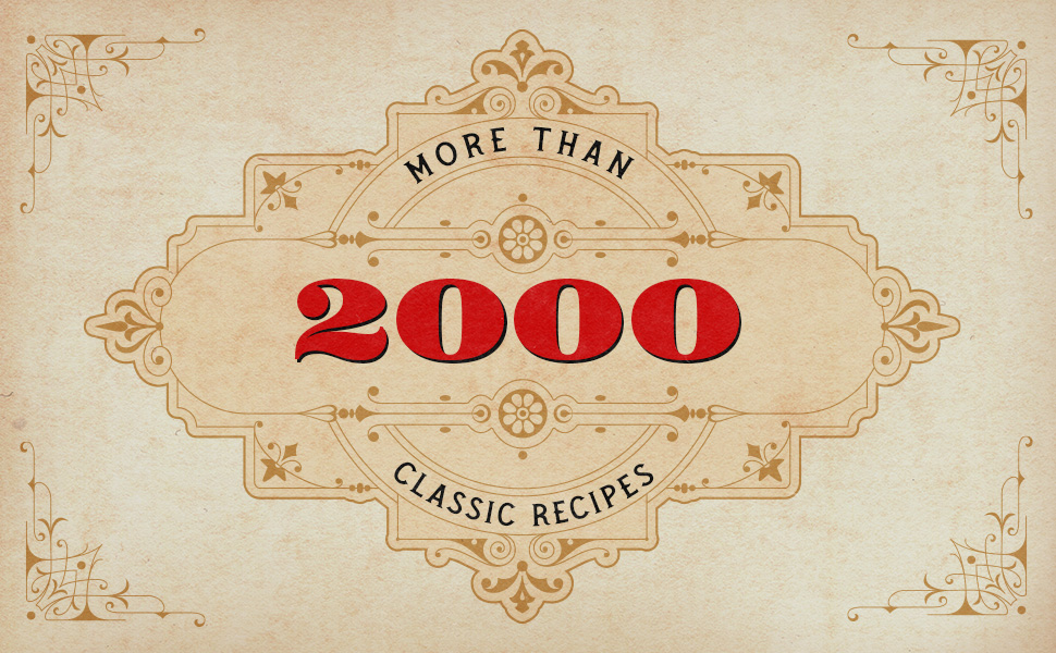 More than 2000 classic recipes