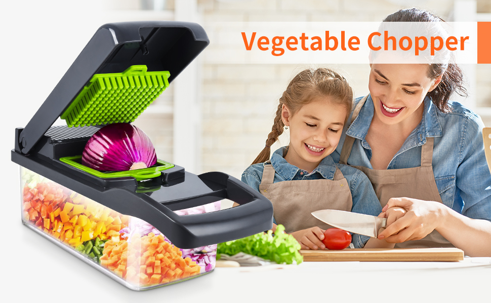 onion chopper, vegetable chopper, food chopper, vegetable chopper, picador de verduras y vegetales