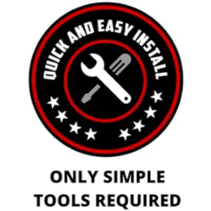 easy to install, only simple tools required