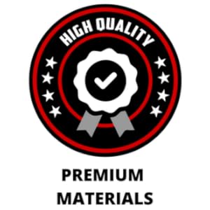 high quality, premium materials