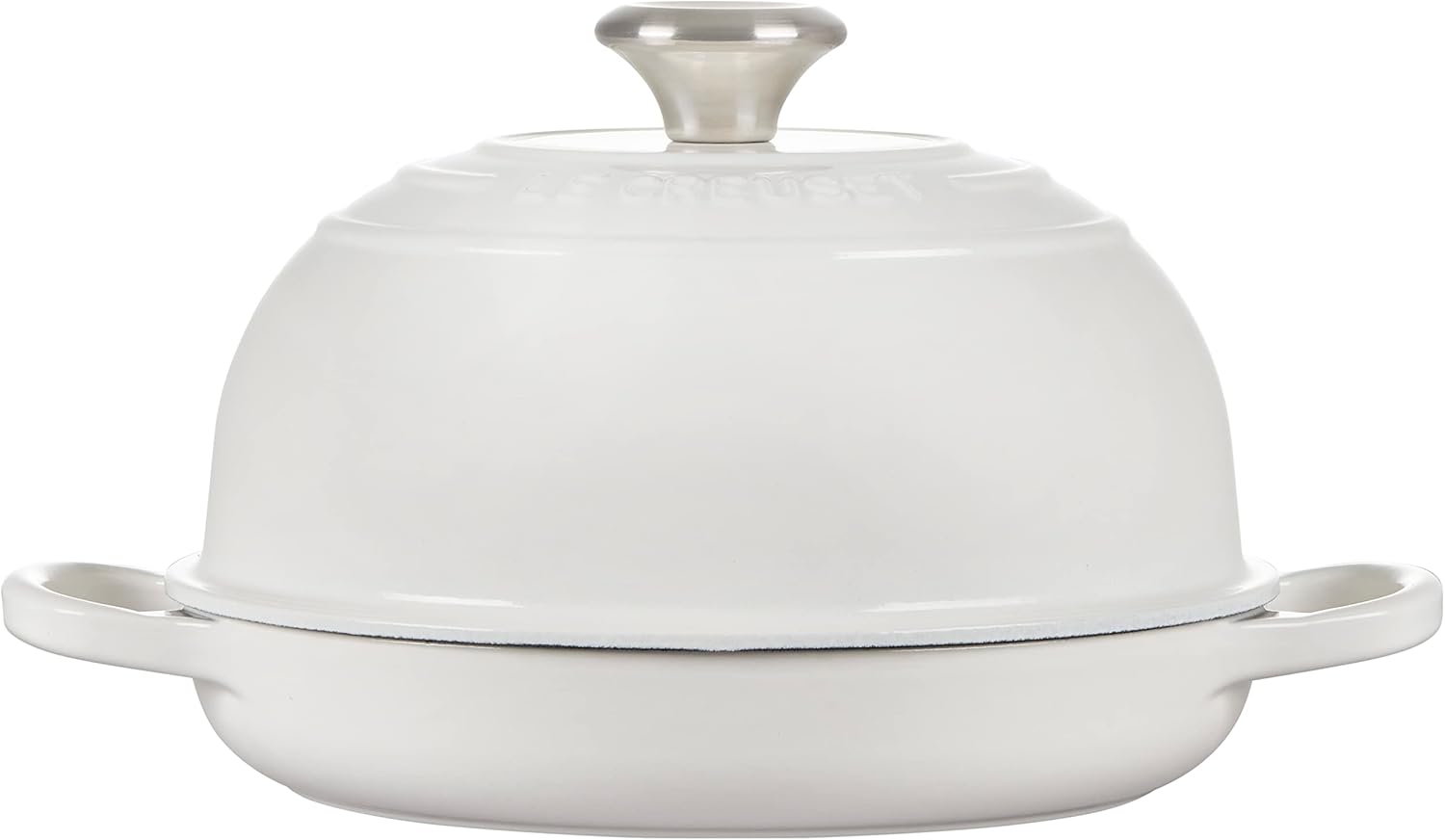 Le Creuset Enameled Cast Iron Bread Oven, White, 1.75 qt. - Image 2