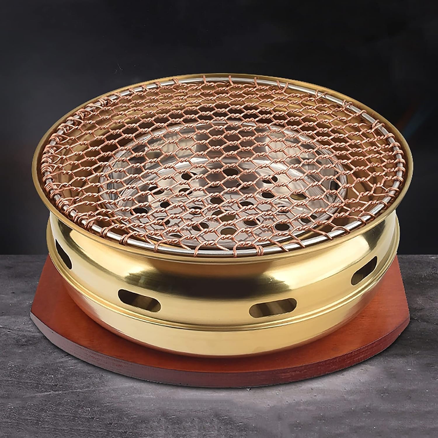 BBQ Barbeque Barbecue Grill, BBQ, Commercial Titanium Grill, Multifunctional Charcoal Barbecue Grill, 3 Styles Available, 6-8 People (Color : B) - Image 6