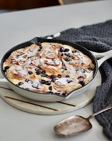 Stone Skillet with Blueberry rolls