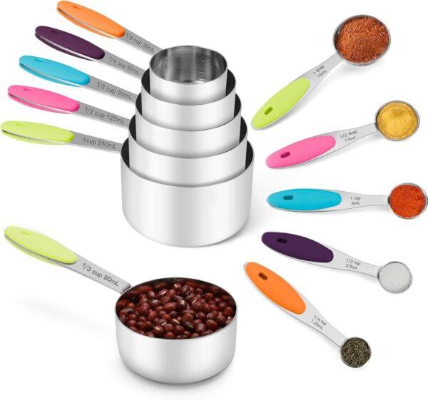 measuring cups and spoons