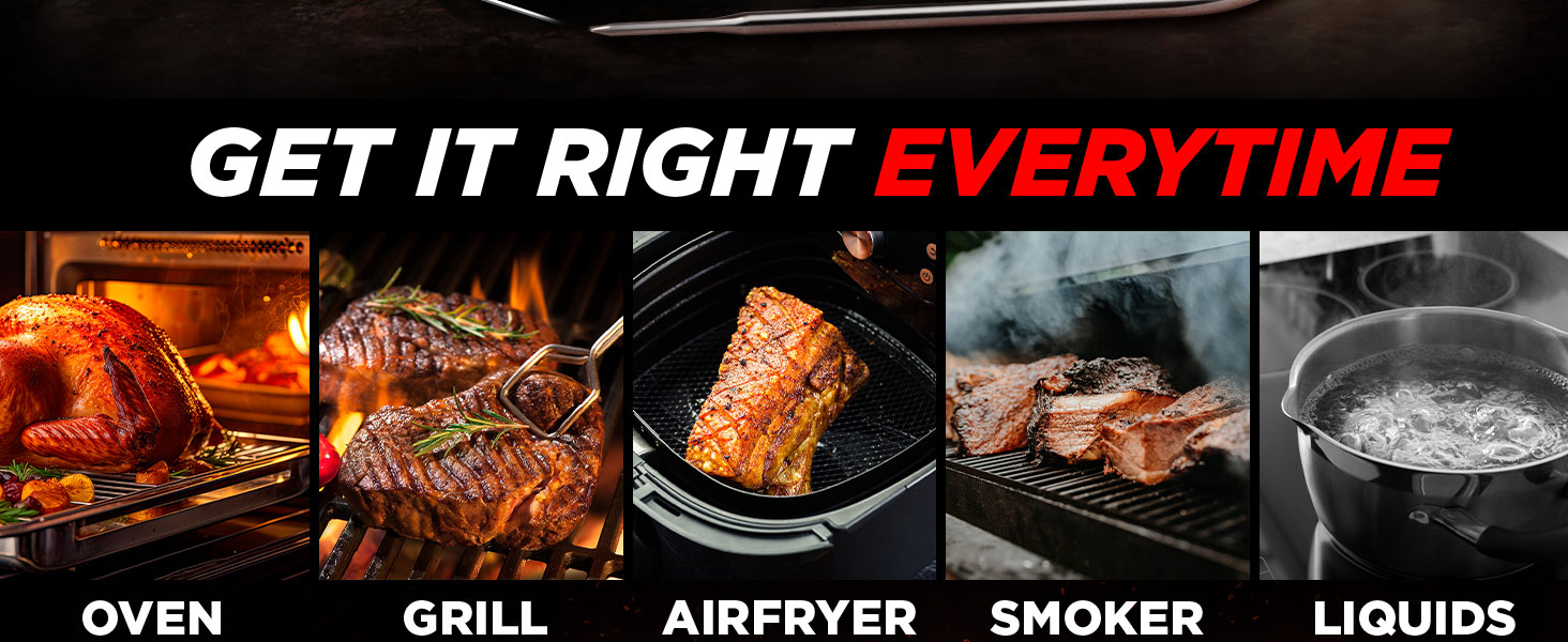 Grilling, Oven, Airfryer, Smoker, Liquids