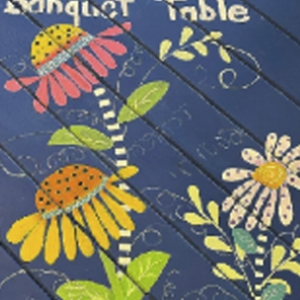 Customize designs according to personal preferences,making the picnic table unique