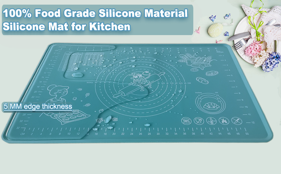 silicone pastry mat