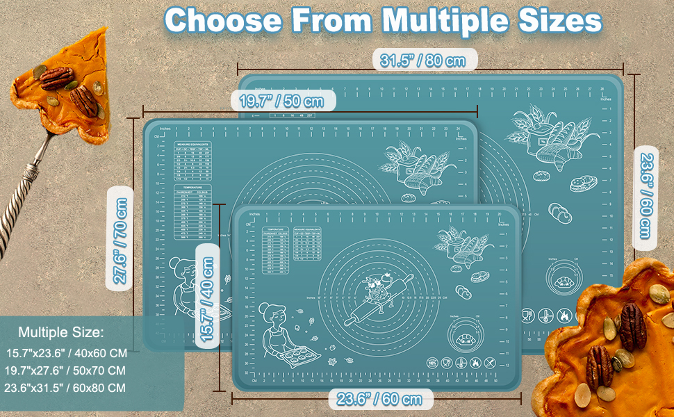 silicone pastry mat