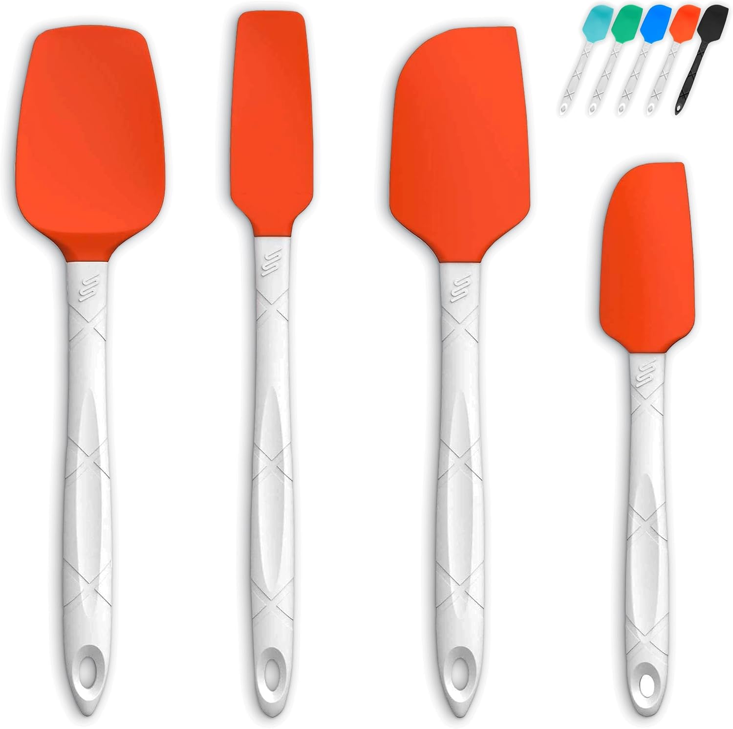 M KITCHEN Silicone Spatula Set - Heat Resistant & BPA silicone baking tools