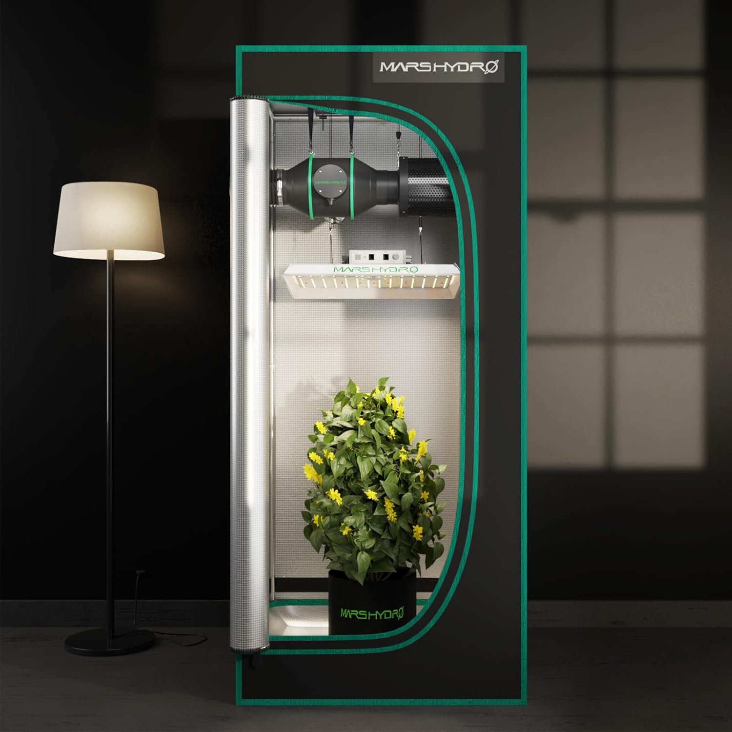 MARS HYDRO 4 Inch Inline Duct Fan with Temp Controller, Exhaust Fan for Grow Tents, Hydroponics - Image 5