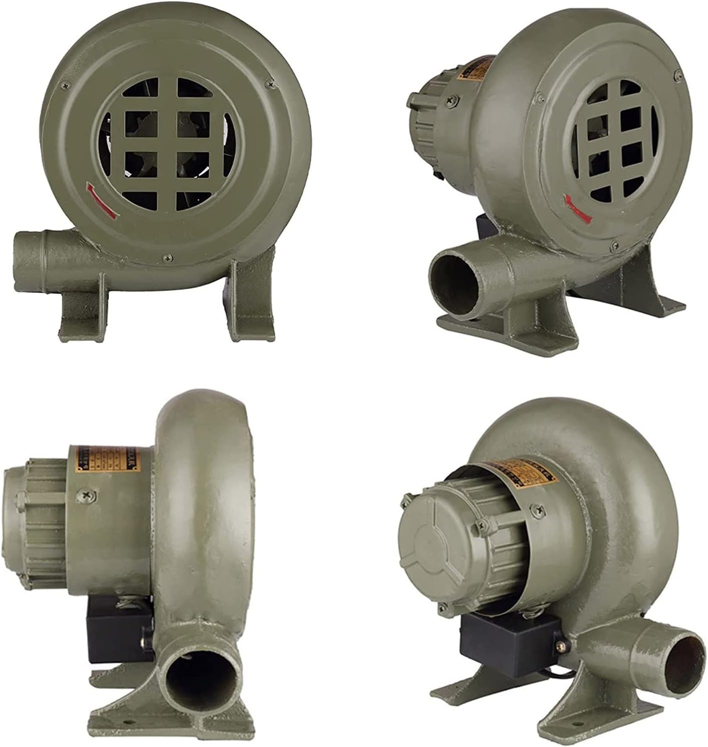 JKGHK Forge Blower,BBQ Fan,Centrifugal Electric Barbecue Air Blower,220V Copper Wire Motor Grill Hair Dryer,for Outdoor Inflatables Cooking Barbecue Picnicetc (Size : 200W) - Image 5