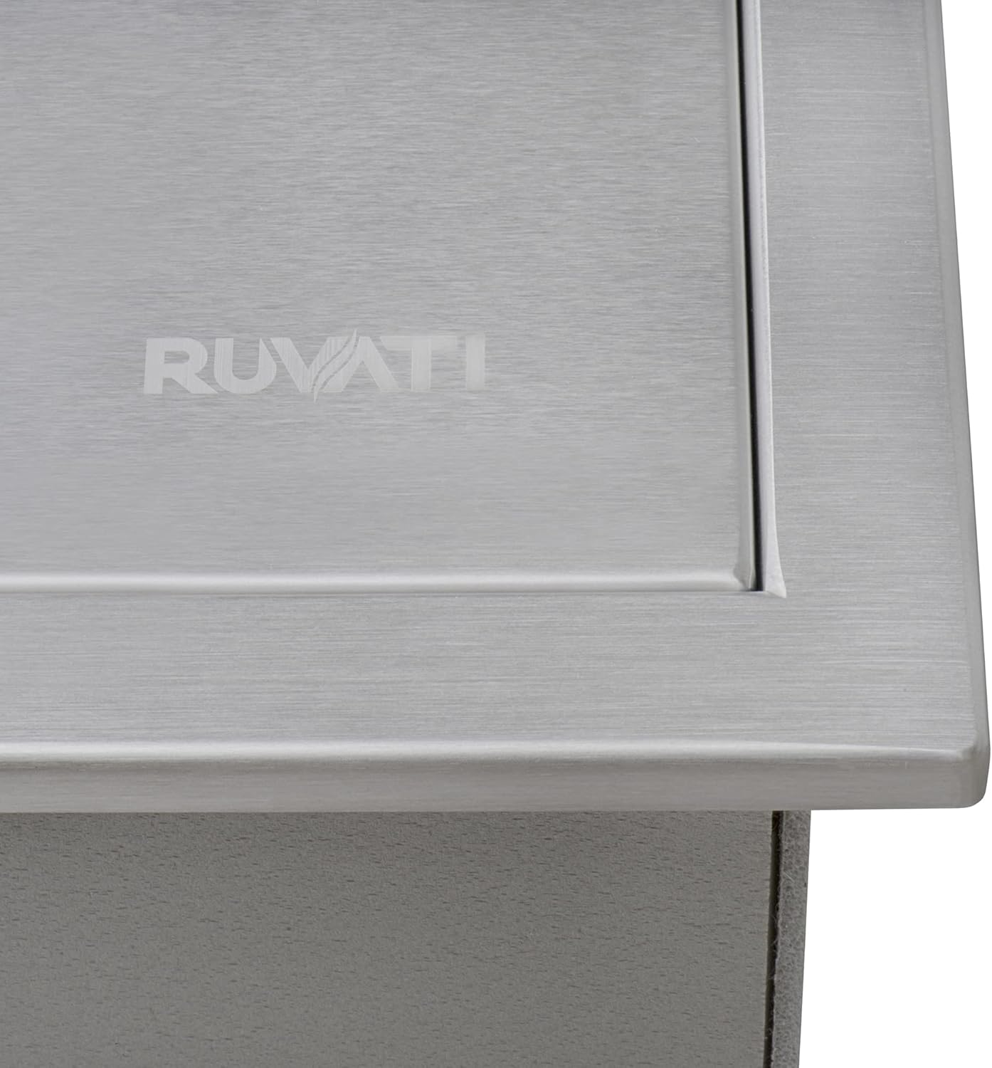 Ruvati Insulated Ice Chest Sink 21 x 20 inch Outdoor BBQ Marine Grade T-316 Topmount Stainless Steel - RVQ6221 - Image 8