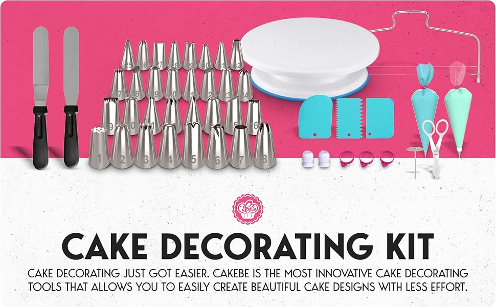 Cakebe cake decorating kit cake decorating supplies cake decorating tools