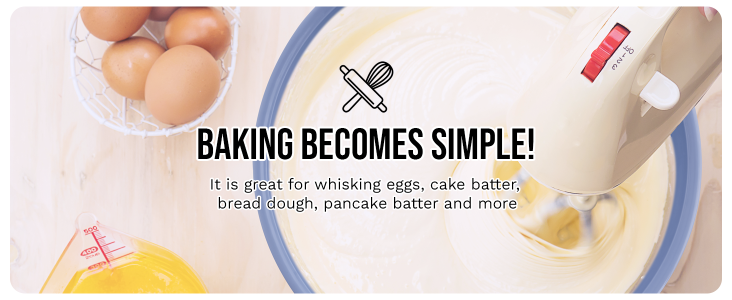 Great for whisking eggs