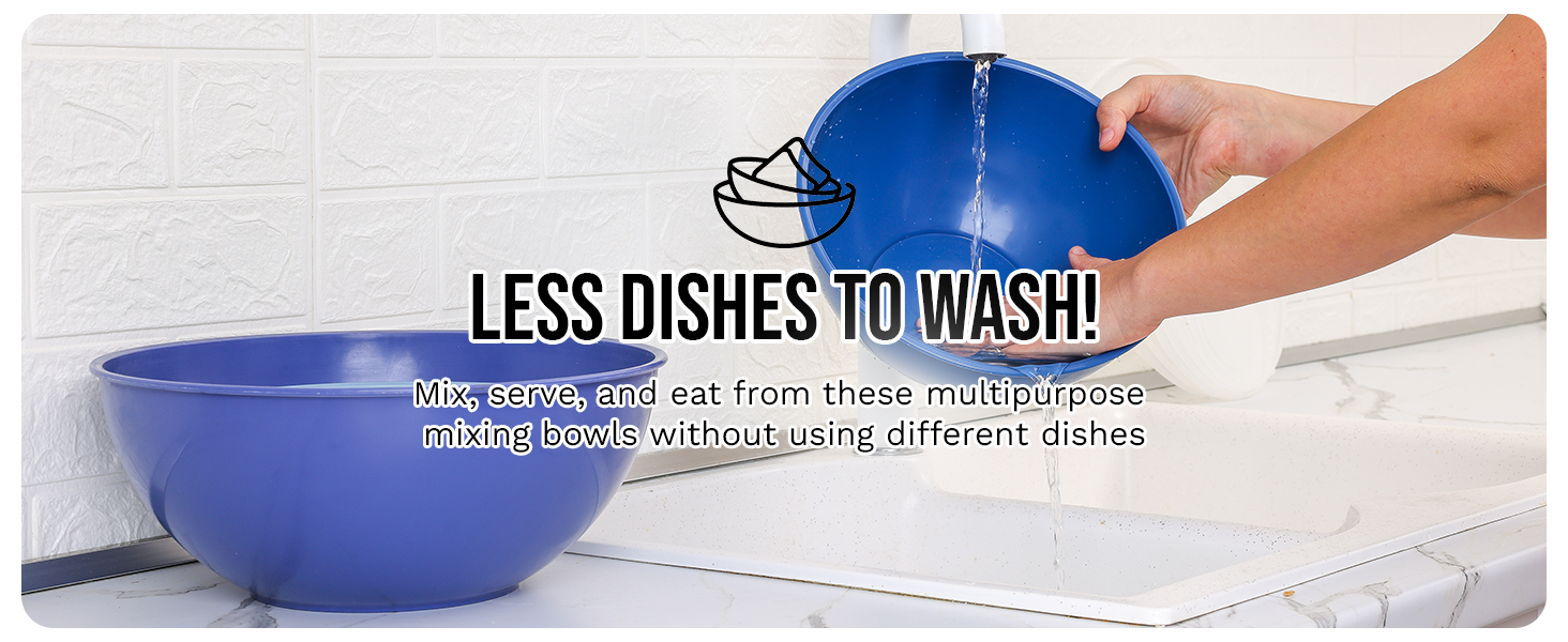 Less dishes to wash