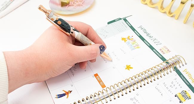 planner pen and stickers