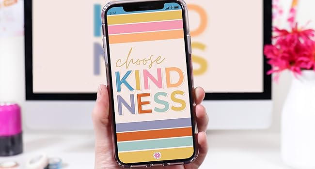 choose kindness wallpaper digital download background cellphone computer