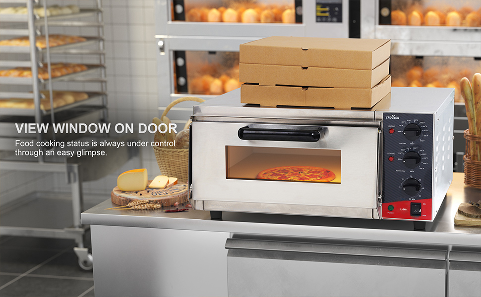 commercial countertop electric 16 inch pizza oven