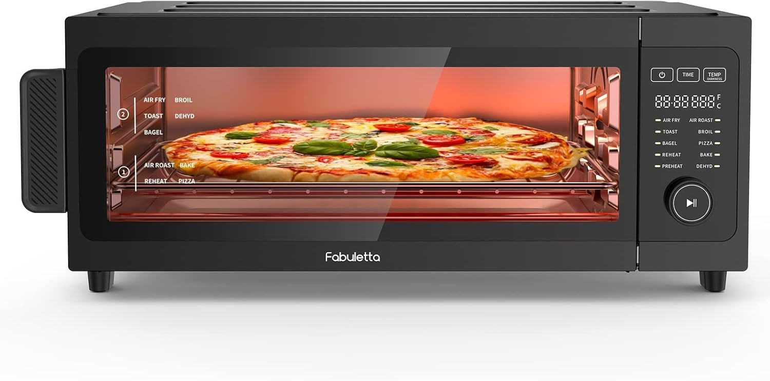 Air Fryer Toaster Oven Combo - Fabuletta 10-in-1 Countertop Convection commercial-grade convection ovens
