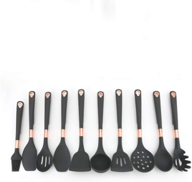 Silicone Kitchenware 10-Piece Set Simple Baking Kitchen Utensils Non-Stick Spatula baking set for adults
