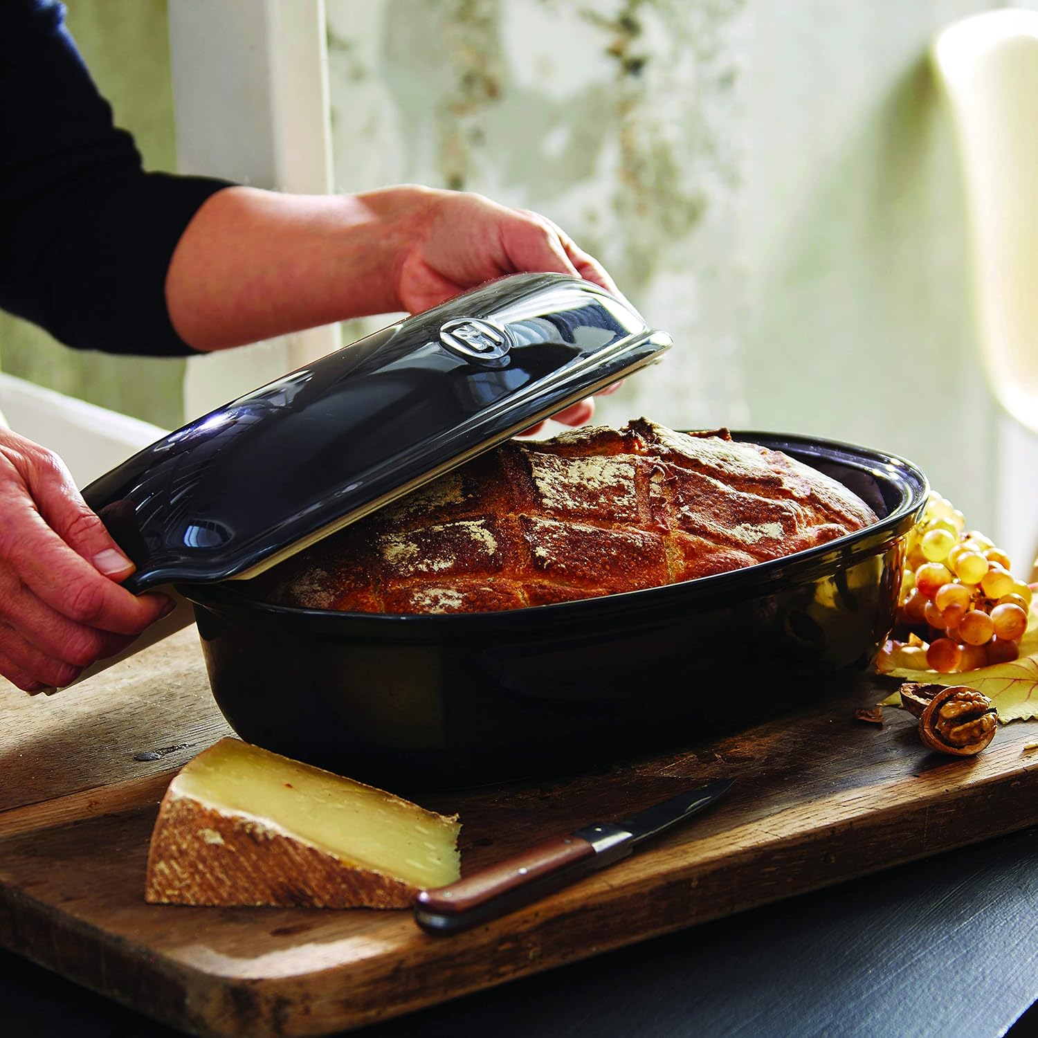 Emile Henry Artisan Bread Baker | Charcoal - Image 2