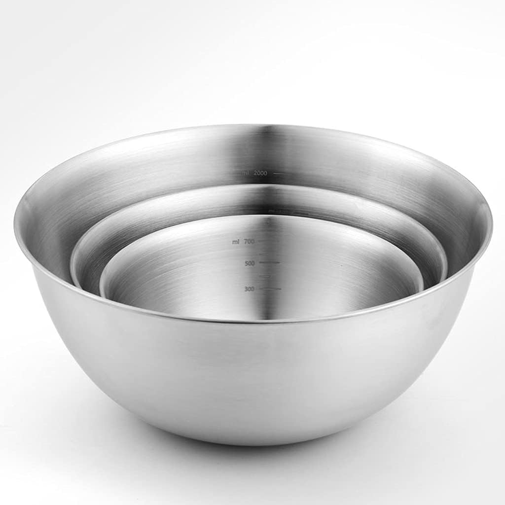 JSEIAJB Mixing Bowl Set Space-Saving Stackable Containers for Salad, Pasta, dough mixers