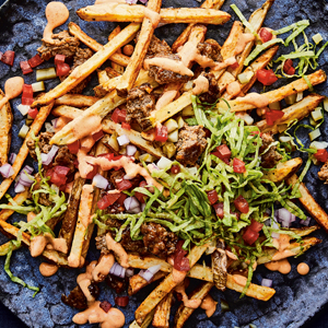 Cheeseburger-Loaded French Fries