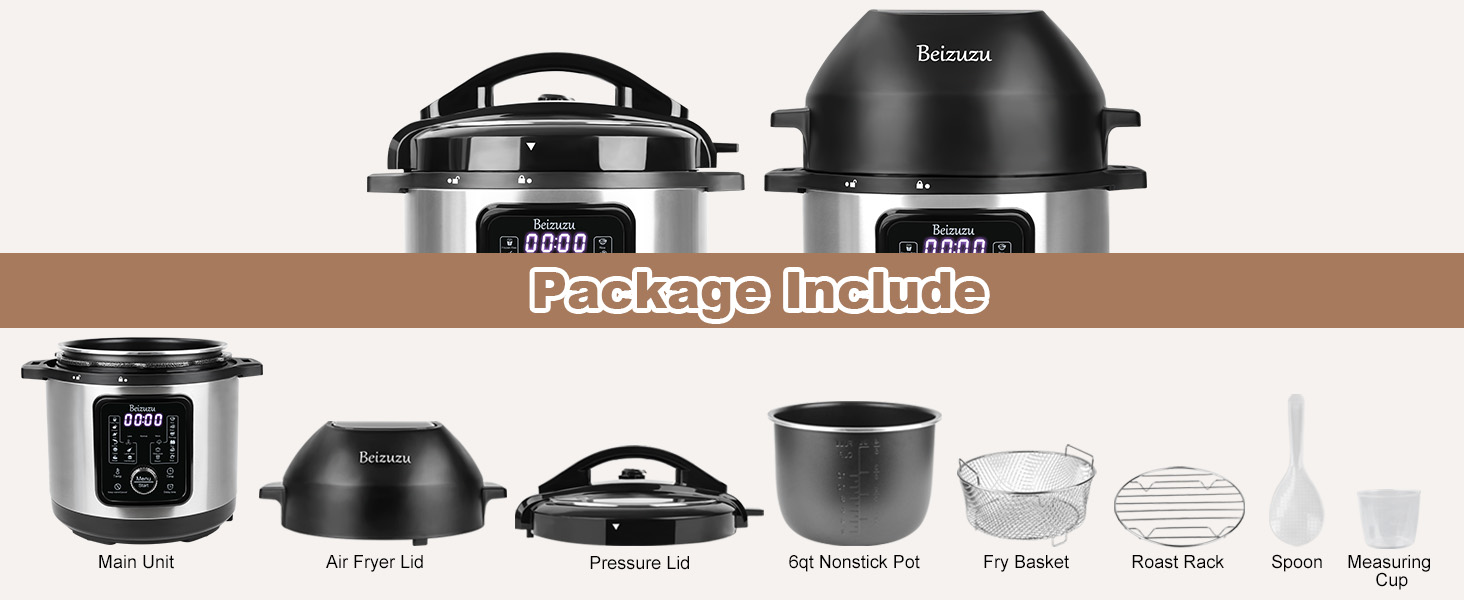 Pressure Cooker Air Fryer Combo