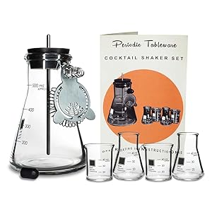 Periodic Tableware Cocktail Shaker Set