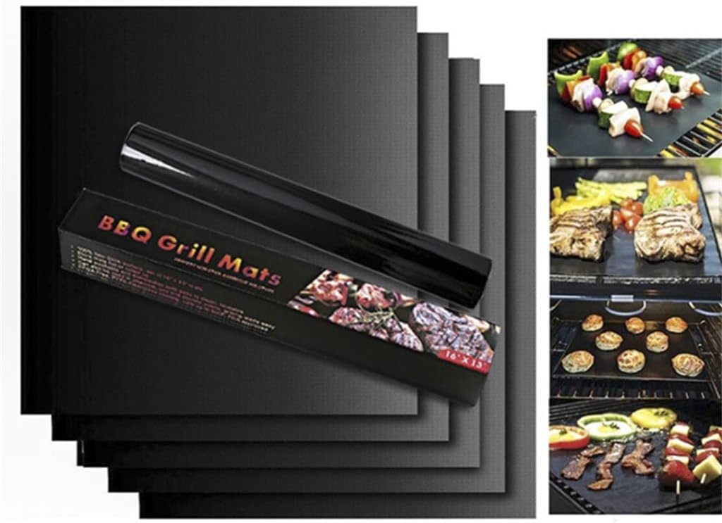 JSEIAJB Non-Stick BBQ Barbecue Baking Liner coating Baking SHeet Reusable Cooking Tools Heat-resistant Mat(D,1pcs) - Image 5