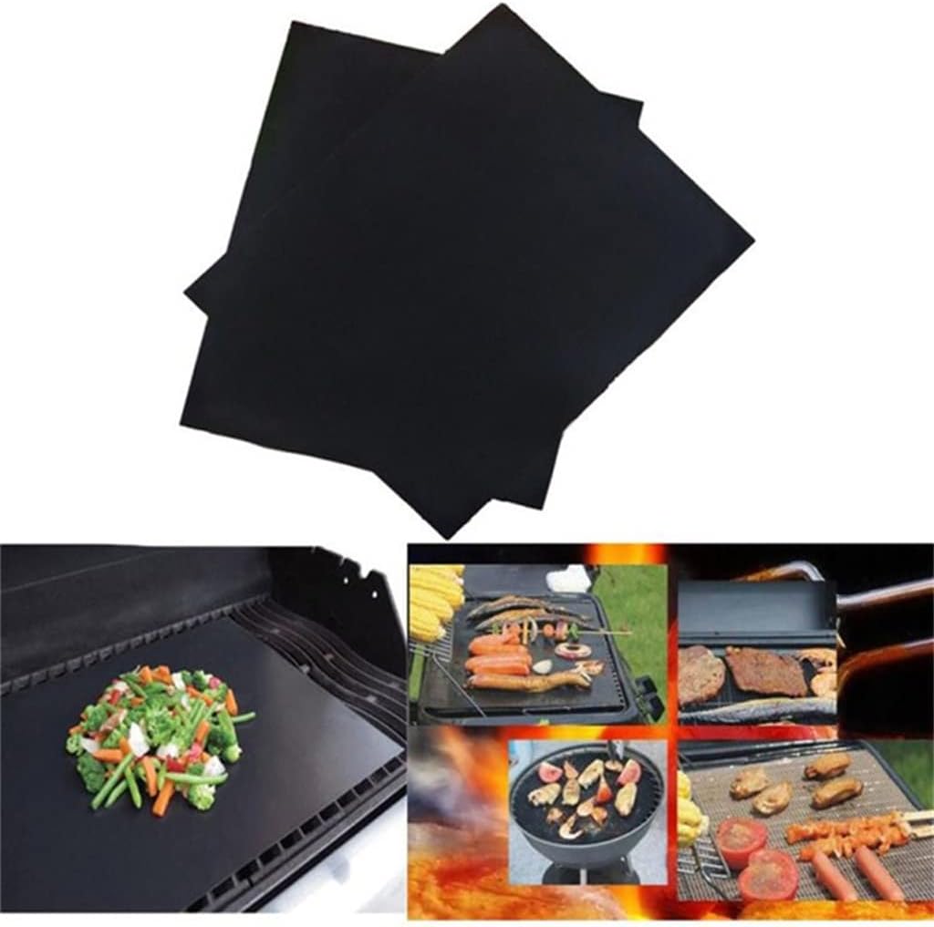 JSEIAJB Non-Stick BBQ Barbecue Baking Liner coating Baking SHeet Reusable Cooking Tools Heat-resistant Mat(D,1pcs) - Image 4