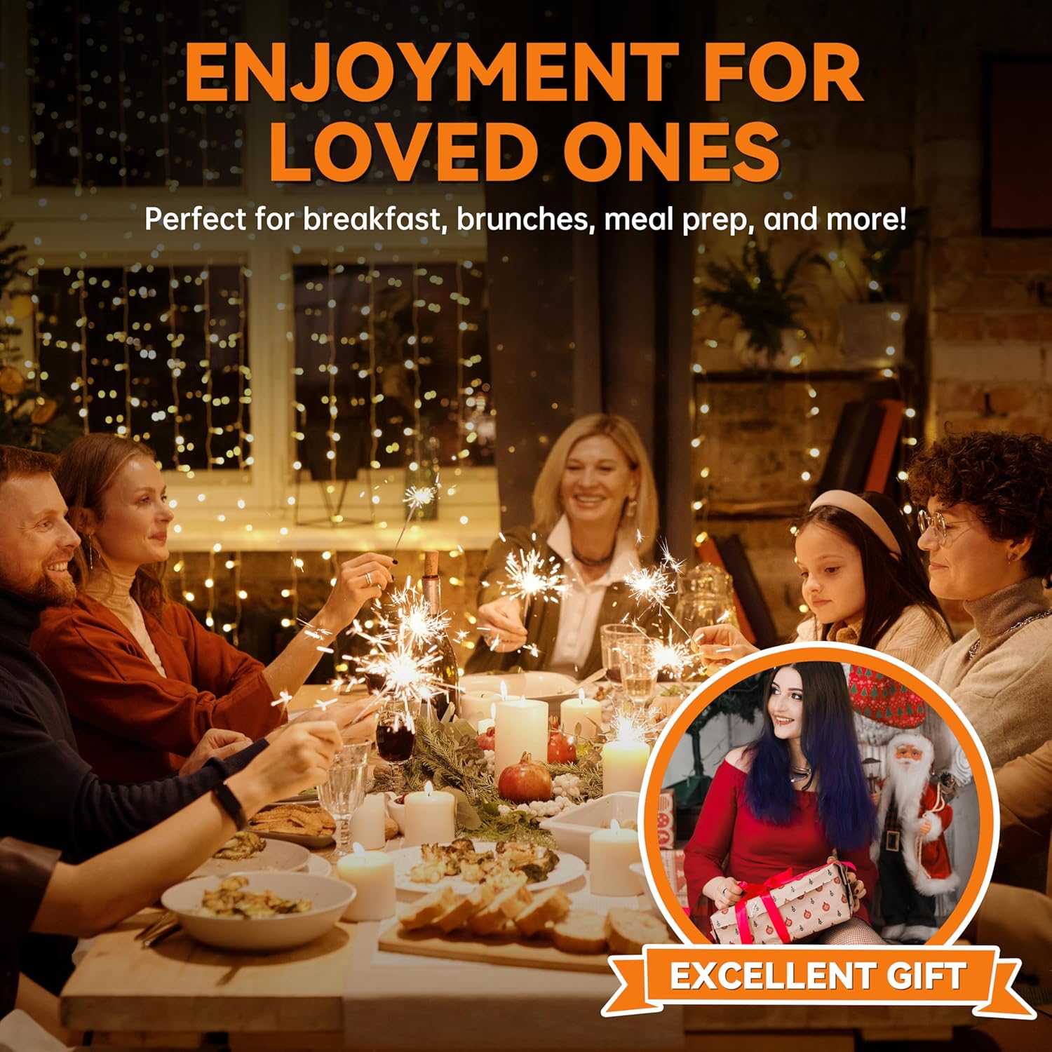 Baker's Friend Breakfast Sandwich Maker, Nonstick Electric Griddle & Grill Combo, 3 in 1 Breakfast Station, Make Egg Muffin Sandwiches Burgers Hot dogs & Pancakes, Includes Burger Press, Tong & Brush - Image 6