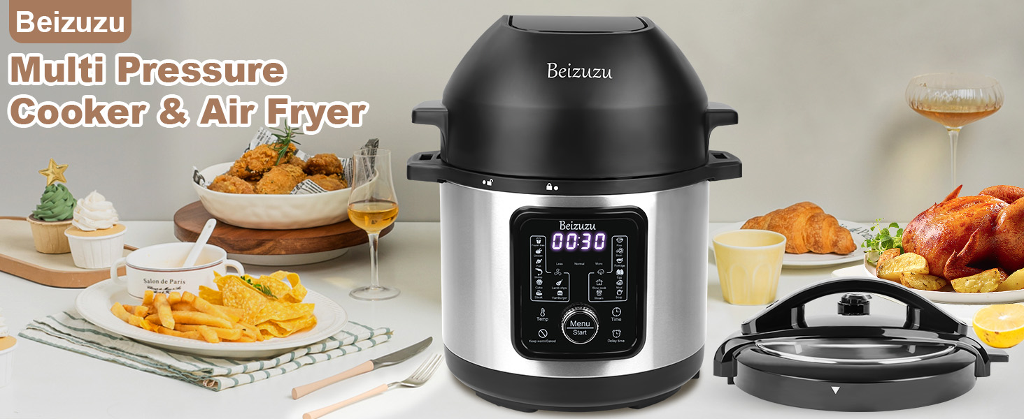 Pressure Cooker Air Fryer Combo