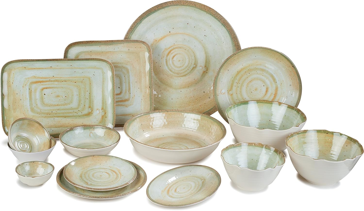 Carlisle FoodService Products Gathering Reusable Plastic Bowl Salad Bowl for Home and Restaurant, Melamine, 35.5 Ounces, Adobe, (Pack of 12) - Image 8