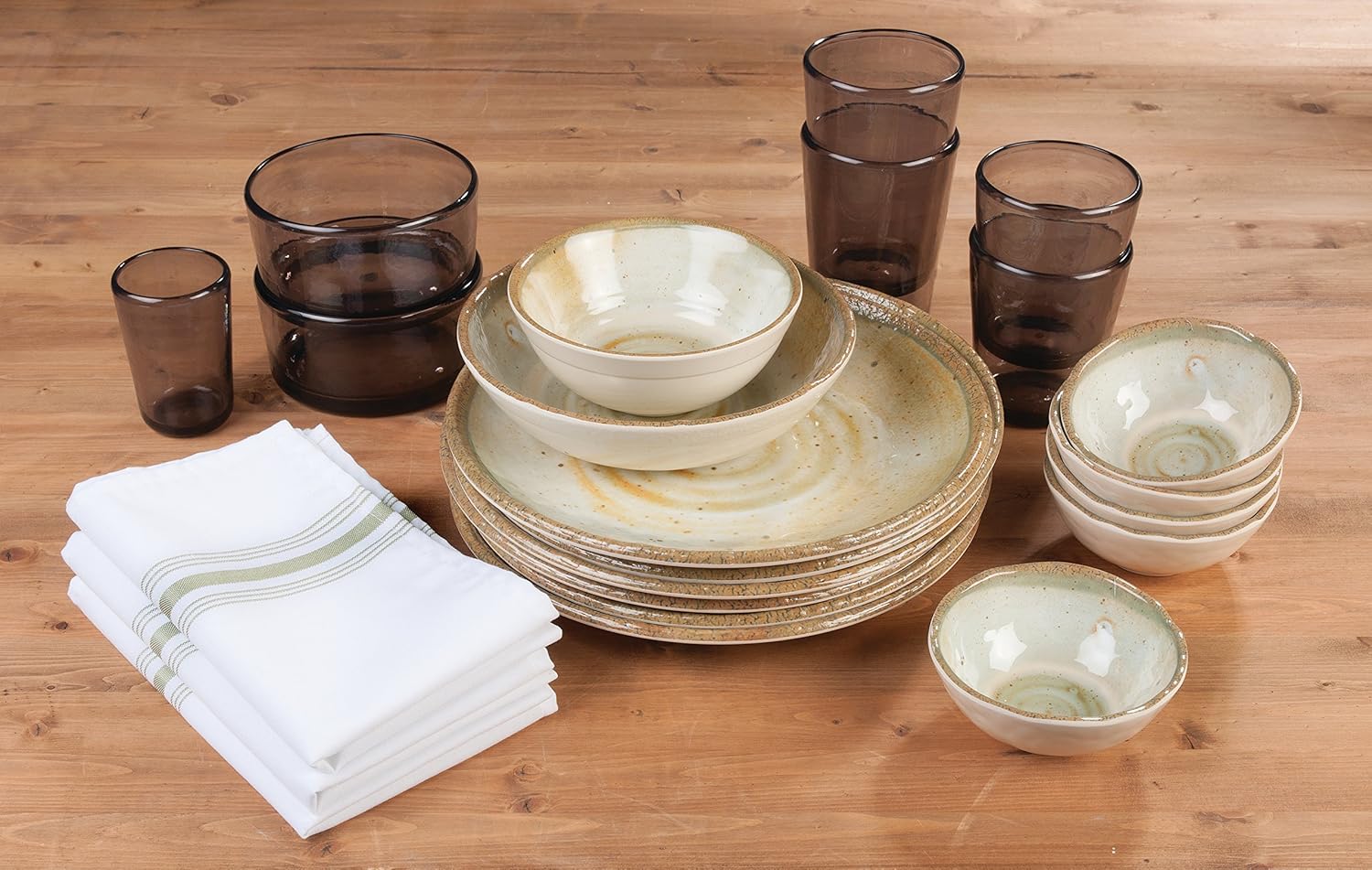 Carlisle FoodService Products Gathering Reusable Plastic Bowl Salad Bowl for Home and Restaurant, Melamine, 35.5 Ounces, Adobe, (Pack of 12) - Image 10