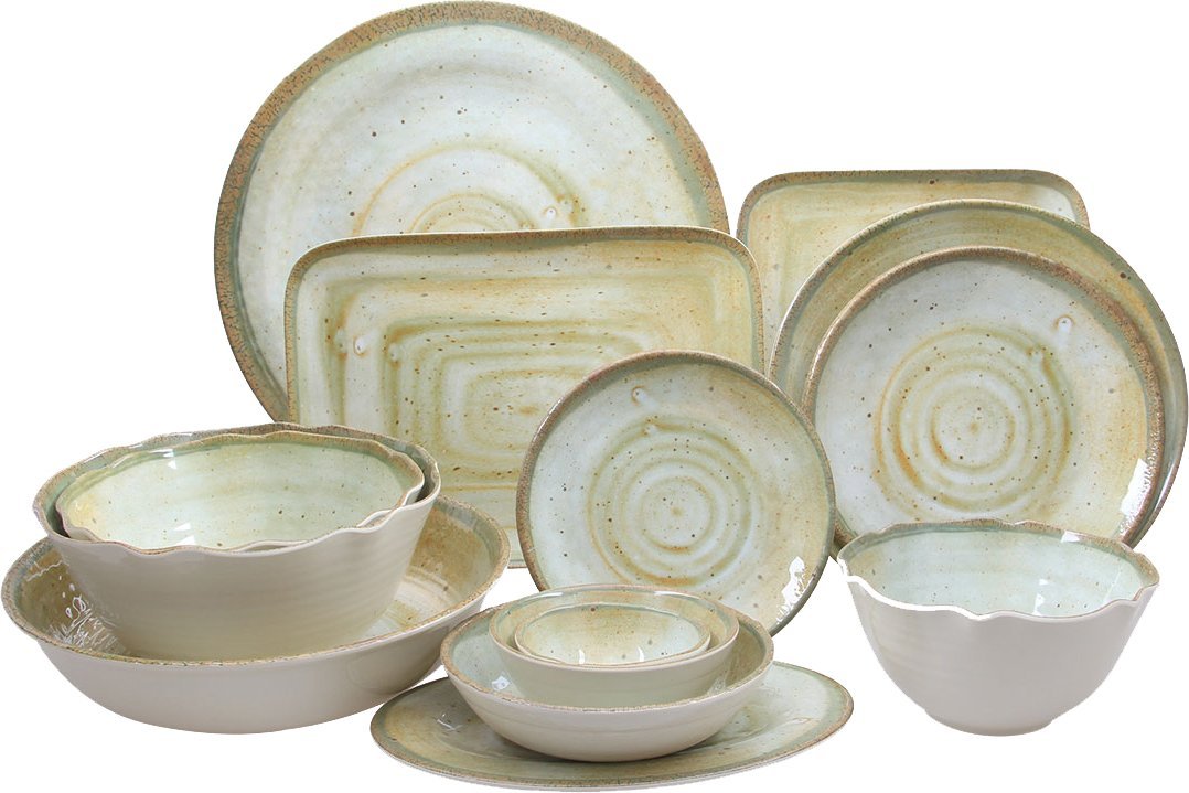 Carlisle FoodService Products Gathering Reusable Plastic Bowl Salad Bowl for Home and Restaurant, Melamine, 35.5 Ounces, Adobe, (Pack of 12) - Image 7