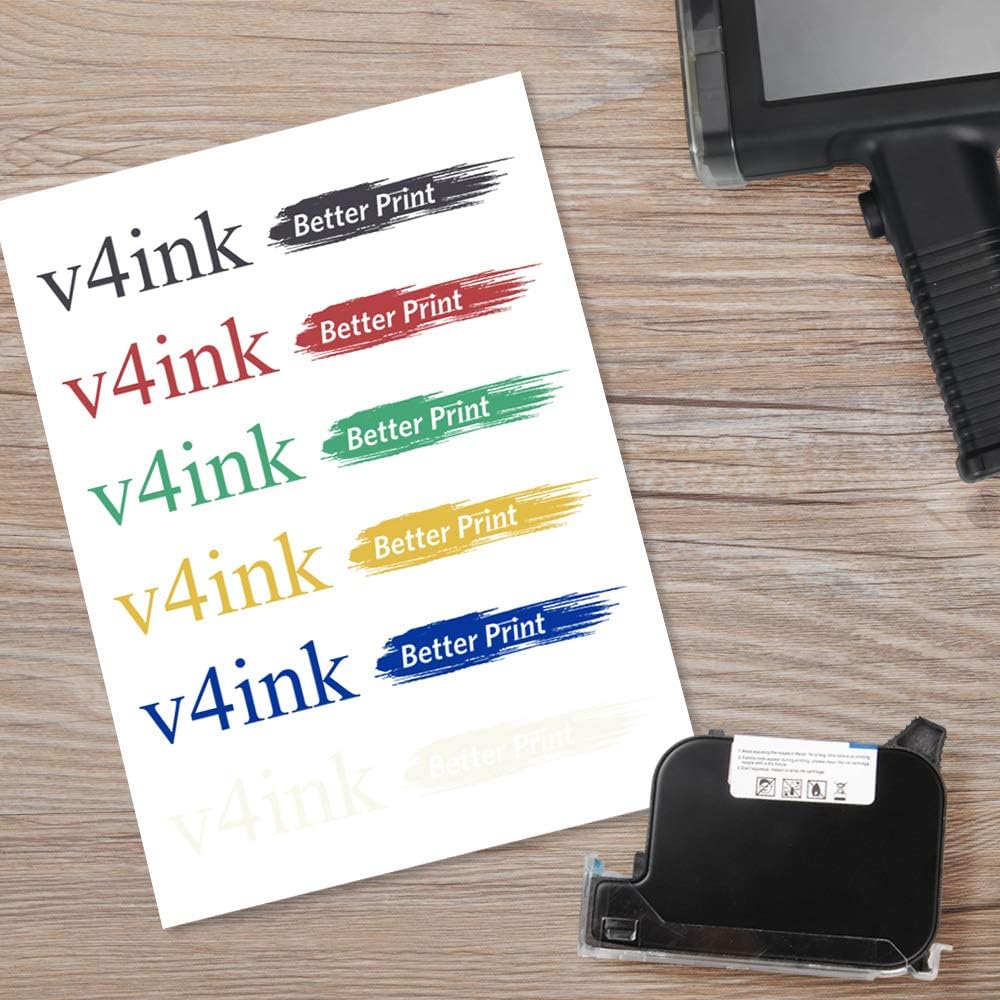 v4ink Bentsai BT-2580P Black Ink Cartridge 42ml Solvent Fast Dry Ink Replacement for Handheld Inkjet Printer BT-HH6105B2, BT-HH6105B3, B10 - Image 4