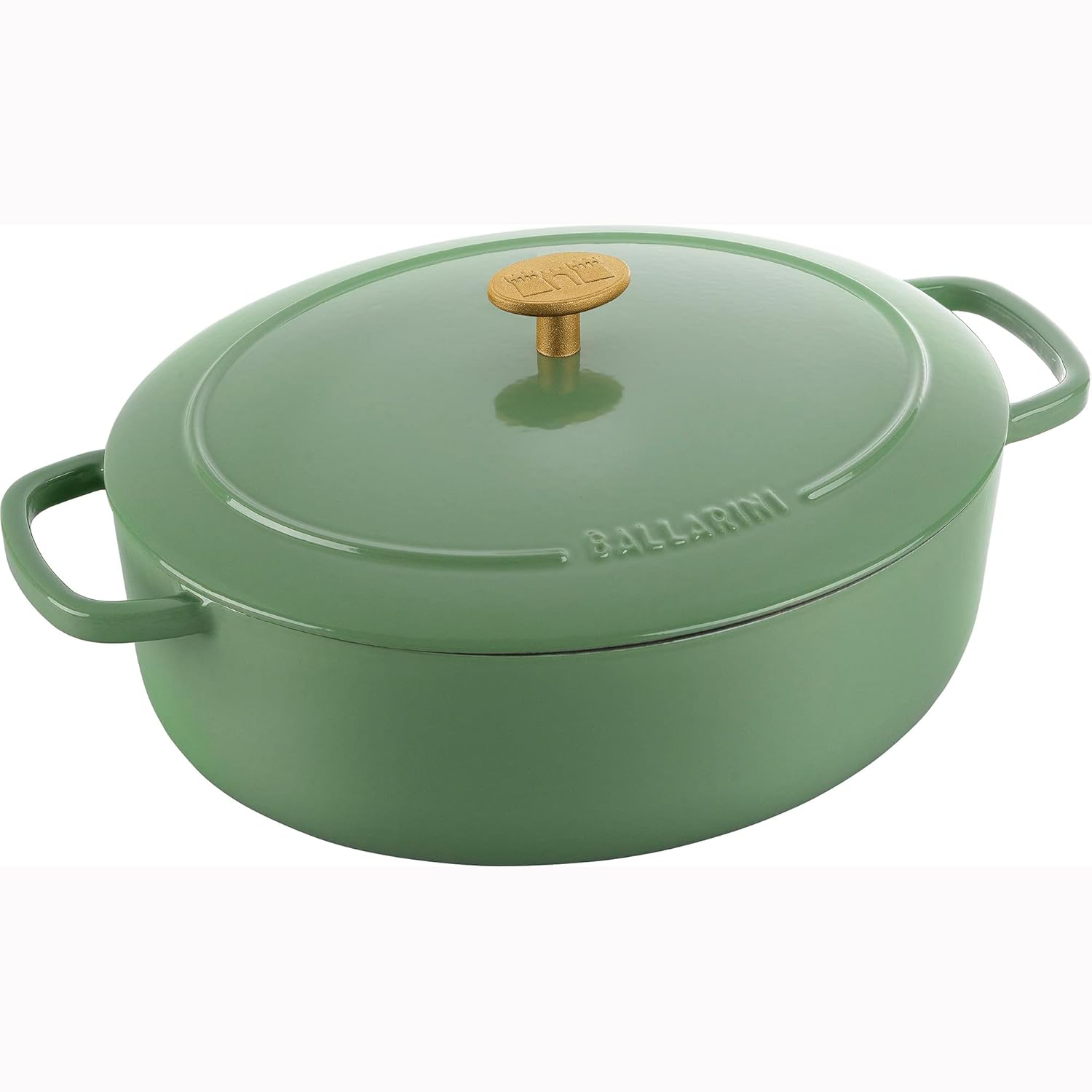 BALLARINI Bellamonte Cast Iron 5-qt Oval Dutch Oven - Saggio enamel cast iron dutch ovens