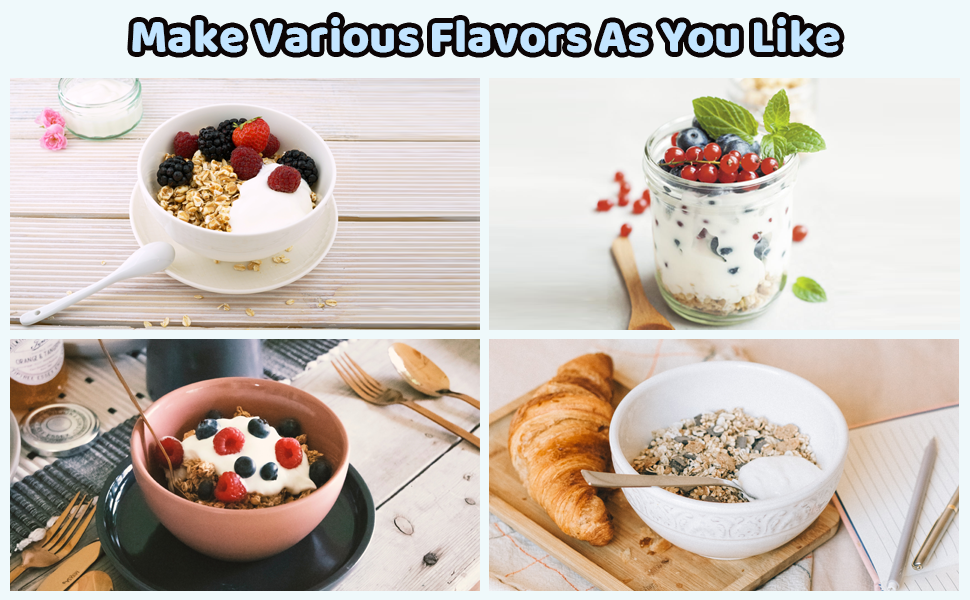 Make various flavors as you like