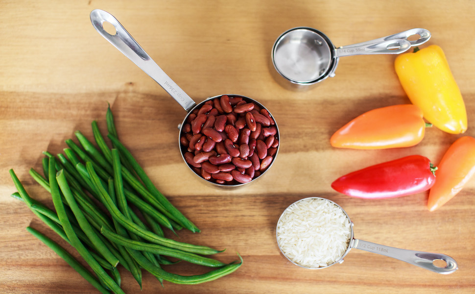 measuring cups and spoons set