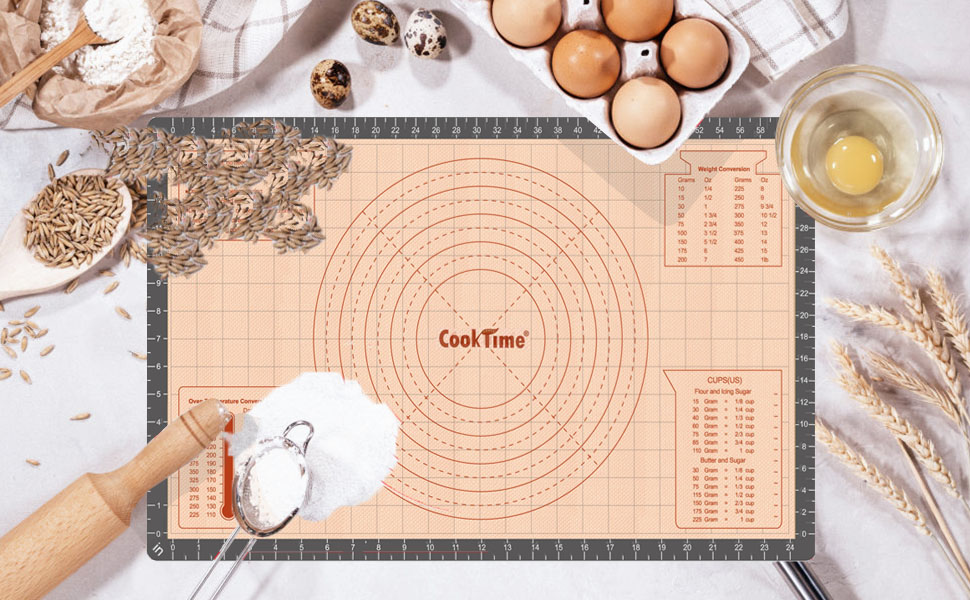baking mat silicone pastry dough rolling mat fondant for baking