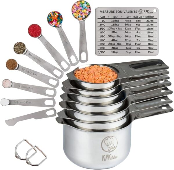 measuring cups and spoons
