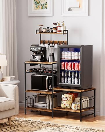 mini fridge stand