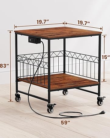 mini fridge stand